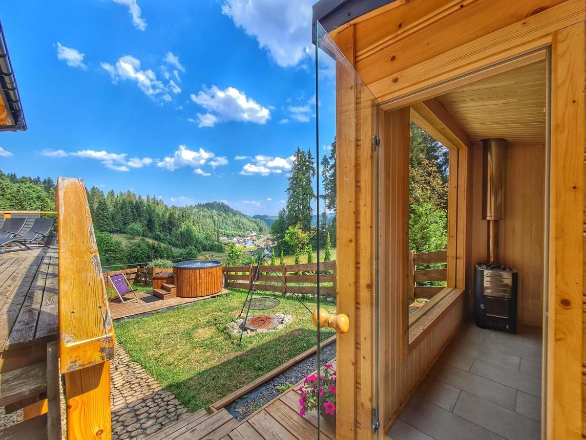 Lk Resort Lapsze Domy Z Prywatna Balia I Sauna Lapsze Nizne Exterior photo