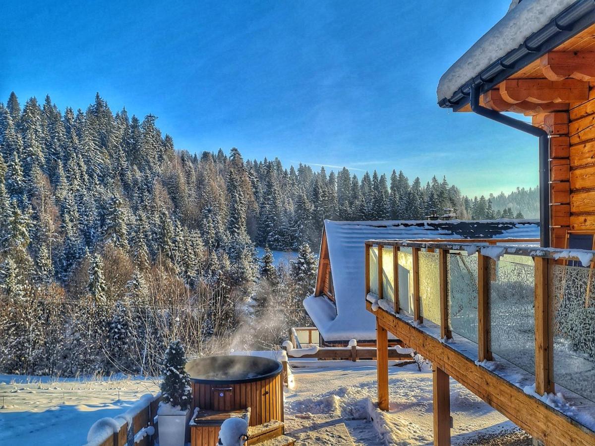 Lk Resort Lapsze Domy Z Prywatna Balia I Sauna Lapsze Nizne Exterior photo